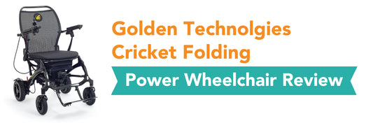 Golden Technologies Cricket Folding Lightweight Portable Power Wheelchair