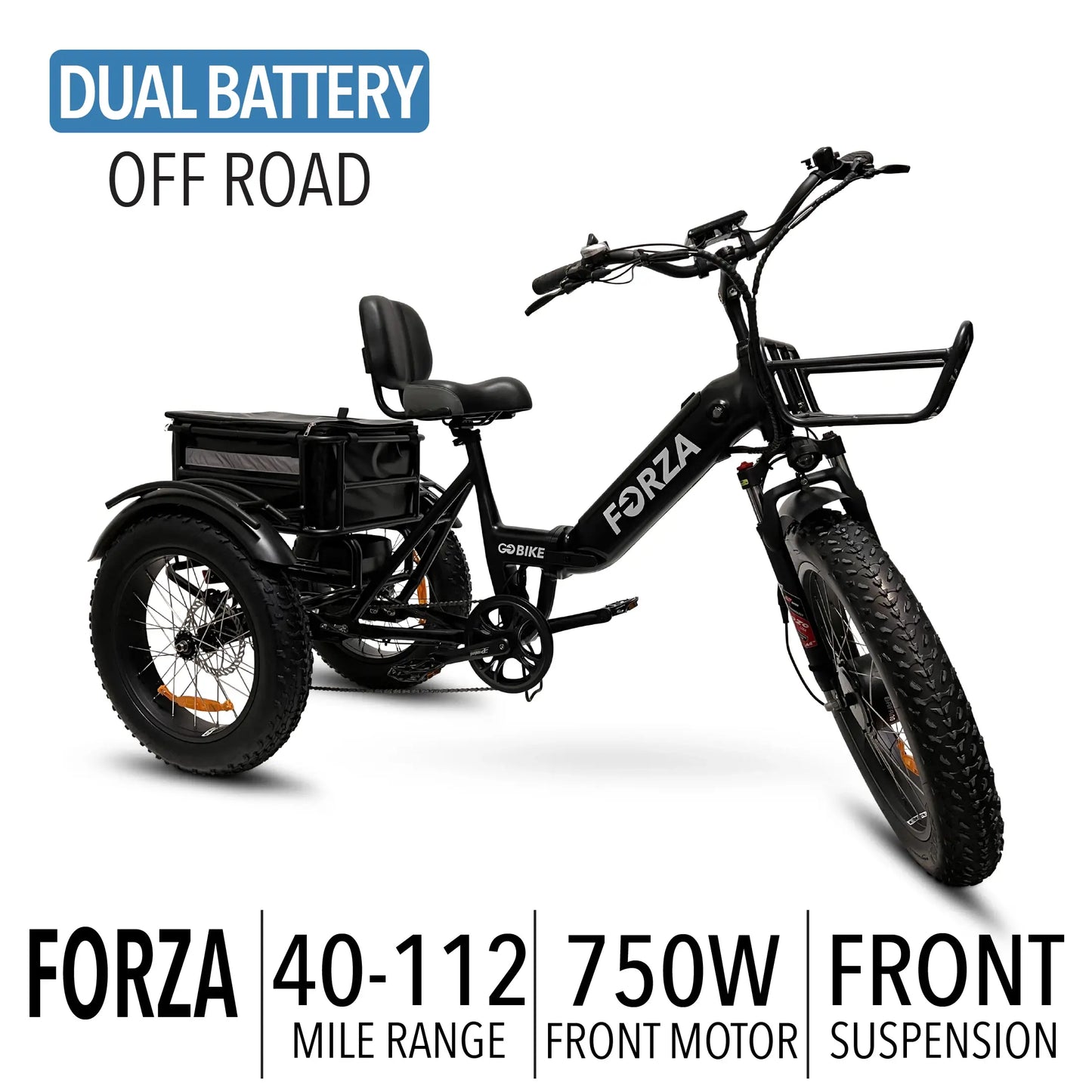 GoBike FORZA Electric Tricycle