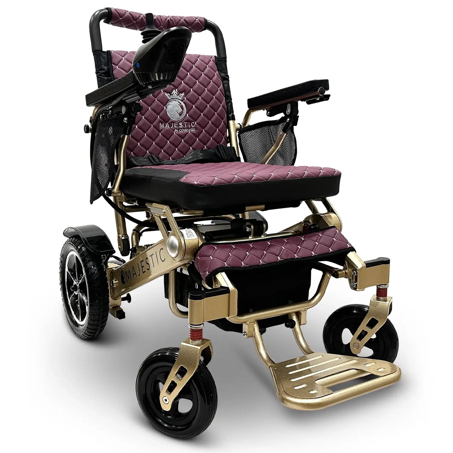 ComfyGo Majestic IQ-7000 Electric Wheelchair with Remote Control and Optional Auto-Fold