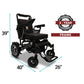ComfyGo Majestic IQ-7000 Electric Wheelchair with Remote Control and Optional Auto-Fold