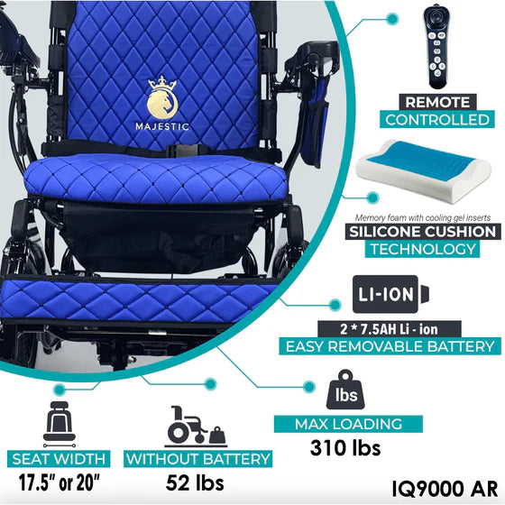 ComfyGo MAJESTIC IQ-9000 Remote Control with Optional Auto-Recline