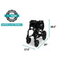 ComfyGo X-9 Remote Controlled Electric Wheelchair, Automatic Reclining Backrest & Lifting Leg Rests