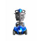 Front View of EV Rider CityCruzer Travel Mobility Scooter in Blue