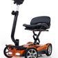 EV Rider Transport AF 4W automatic folding mobility scooter in gold.