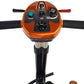 EV Rider Transport AF 4W automatic folding mobility scooter tiller in gold.