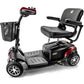 Golden Technologies Buzzaround Extreme 4-Wheel Travel Mobility Scooter in Red Side View